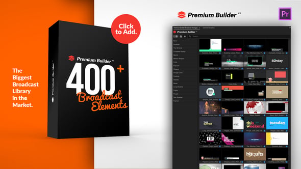 Videohive PremiumBuilder Broadcast Packages for Premiere Pro – Broadcast Motion Toolkit